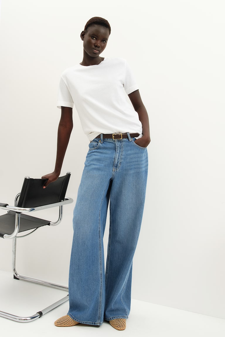 H&M Wide High Jeans Neueste Stile