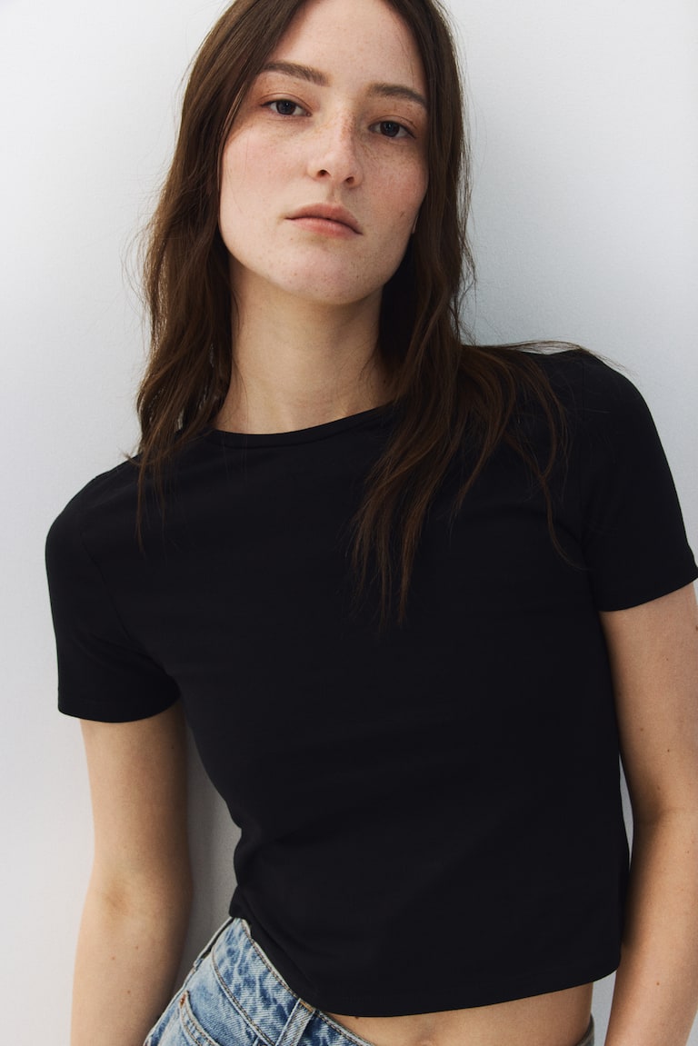 H&M Kurzes T-Shirt Nur für heute