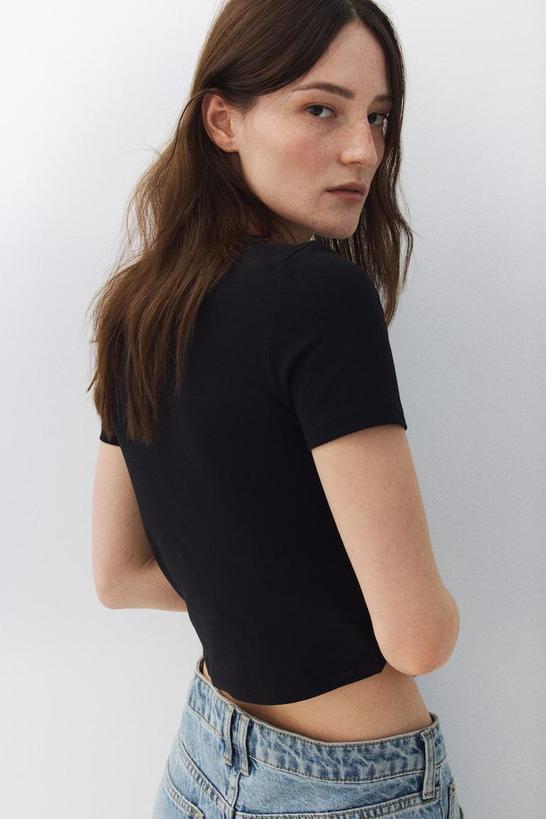 H&M Kurzes T-Shirt Nur für heute