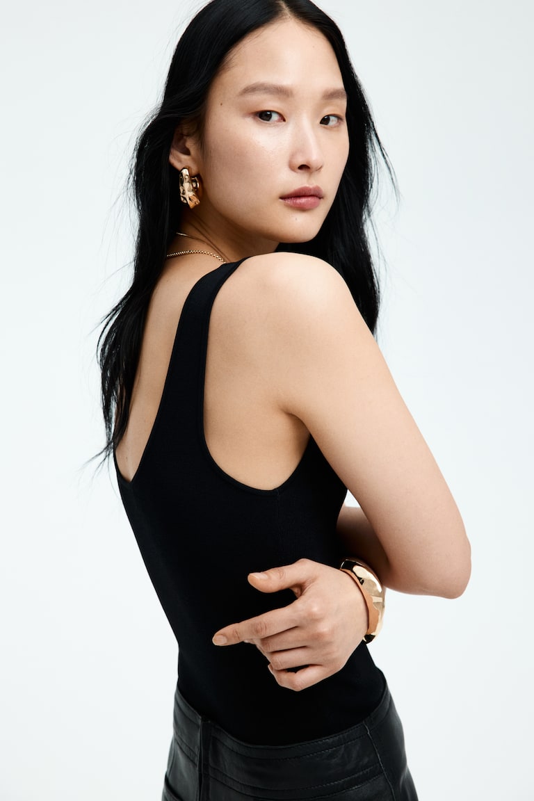 H&M Gestricktes Tanktop Bis zu 55% Rabatt