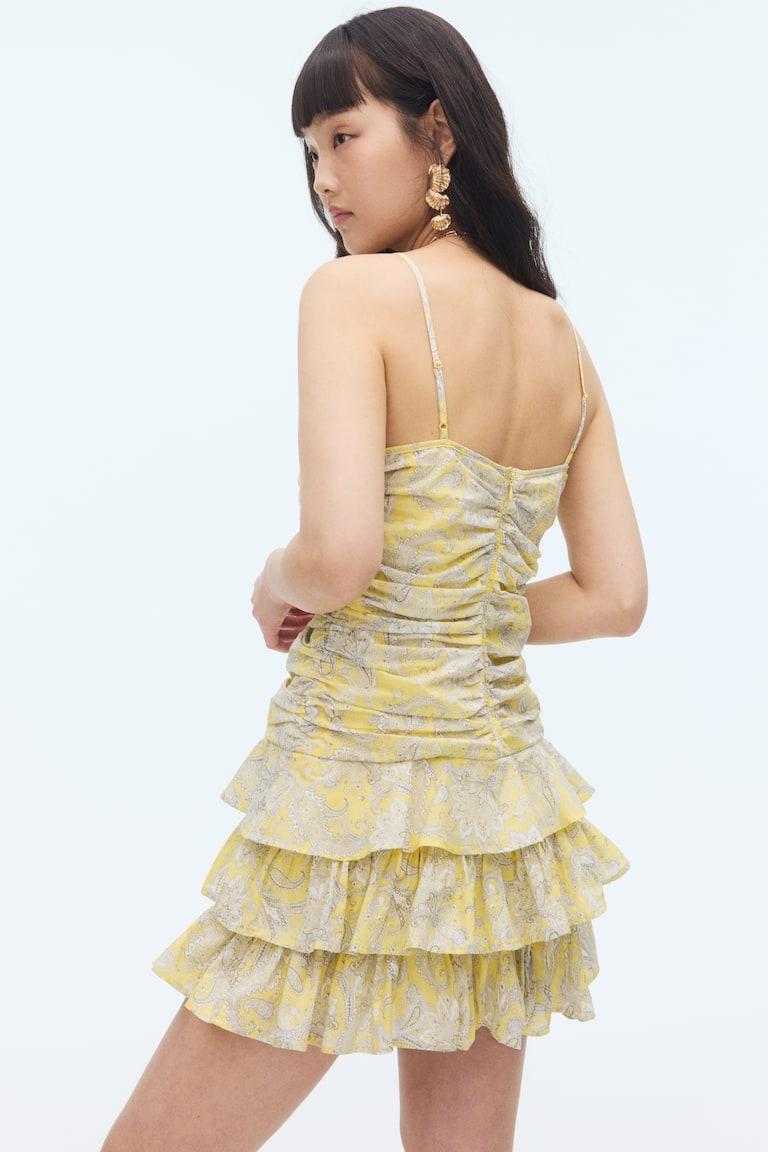 H&M Trägerkleid mit Stufenrock Super Sparpreis