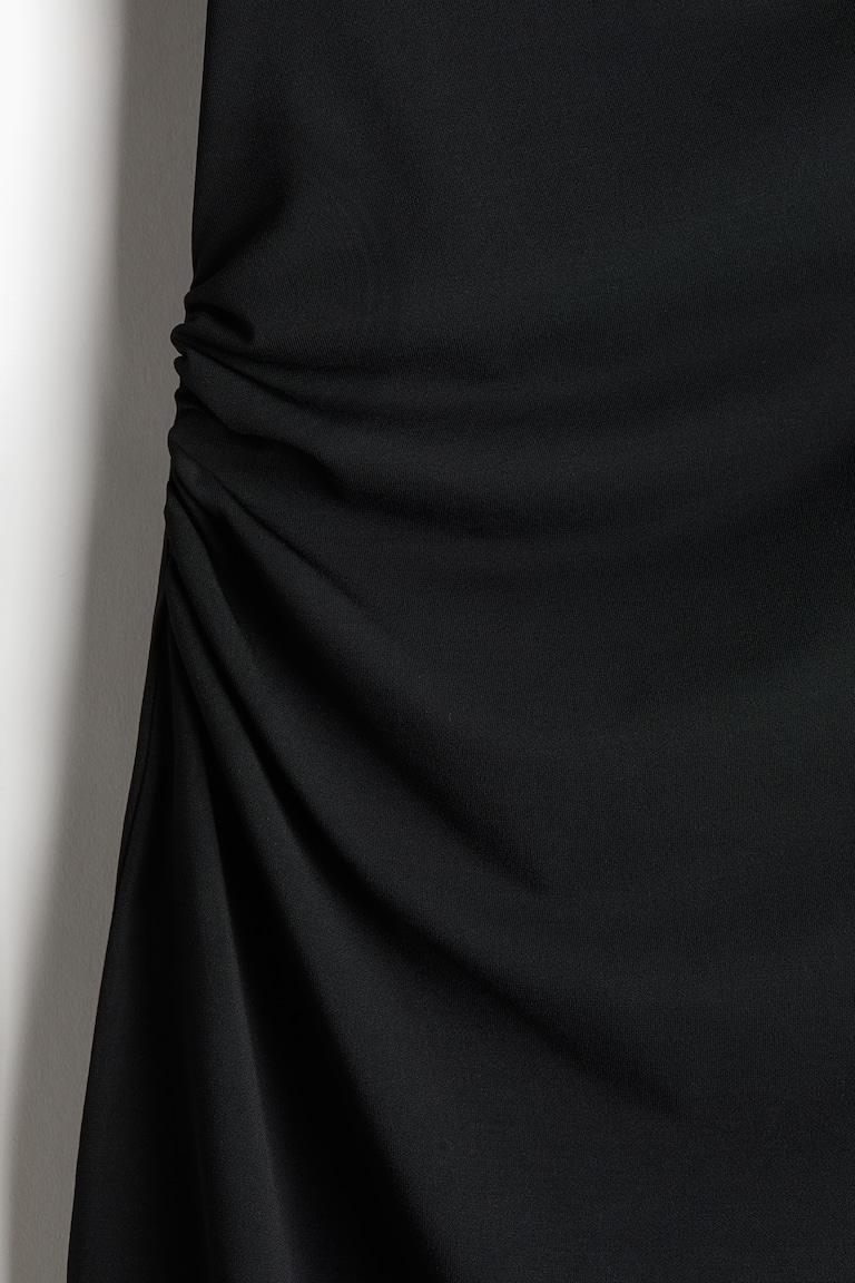 H&M Drapiertes Midikleid Letzte 3 Tage