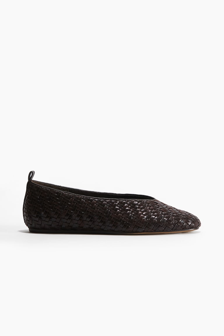 H&M Geflochtene Ballerinas Neueste Mode