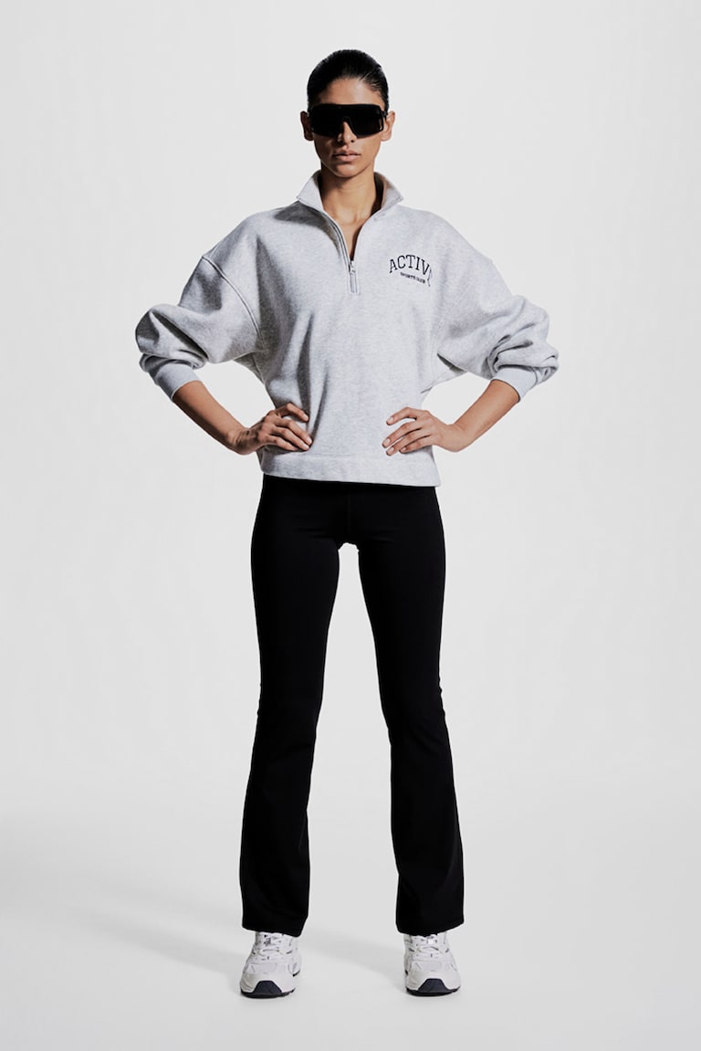 H&M Ausgestellte Sportleggings mit DryMove™ Schlussverkauf