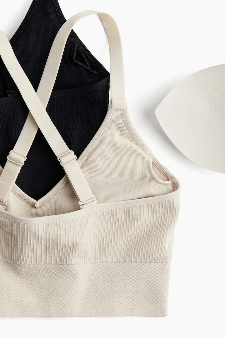 H&M 2er-Pack Sport-BHs aus DryMove™ Medium Support Cyber Monday