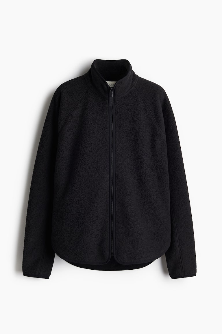 H&M Sportjacke aus Teddyfleece