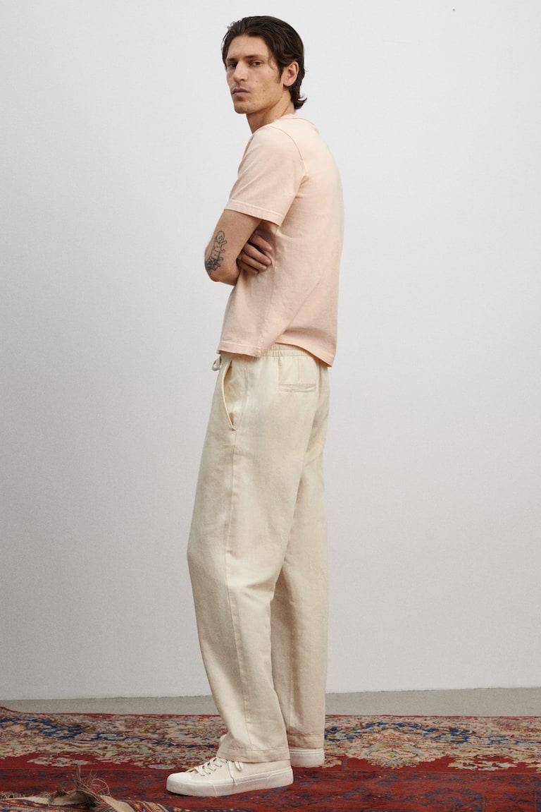 H&M Hose aus Leinen in Relaxed Fit Saisonale Angebote