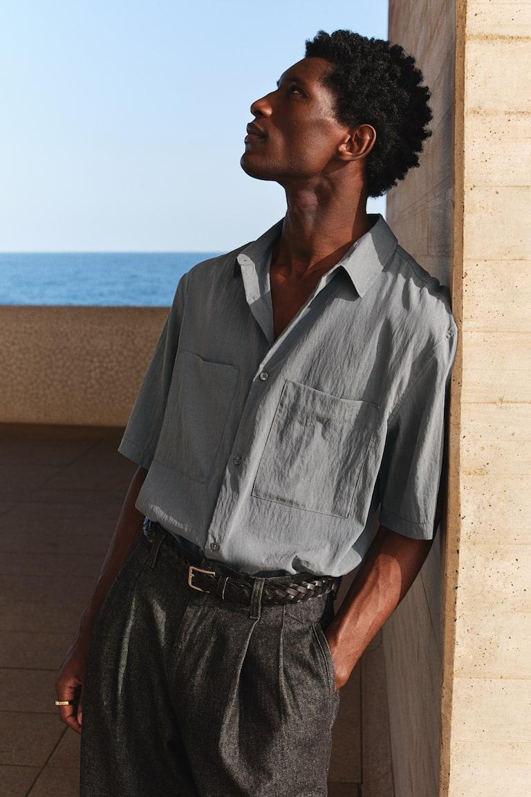 H&M Utility-Hemd in Regular Fit Großer Ausverkauf