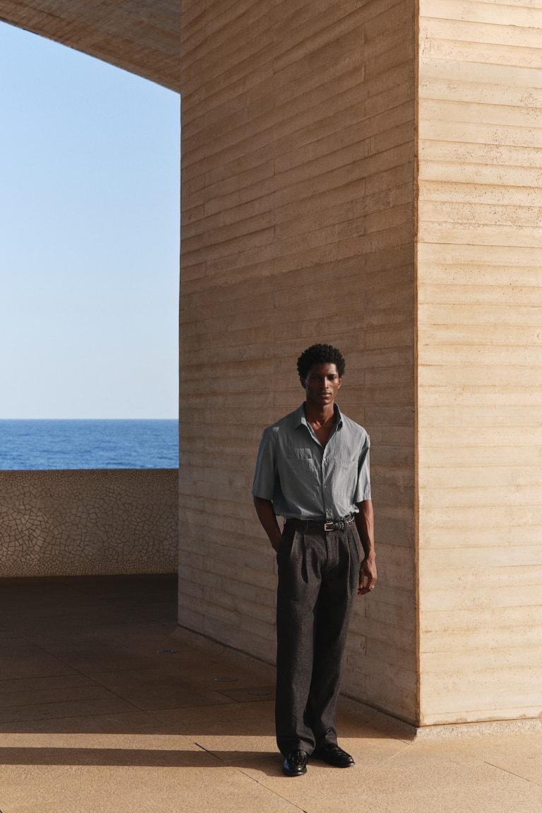 H&M Utility-Hemd in Regular Fit Flash Sale