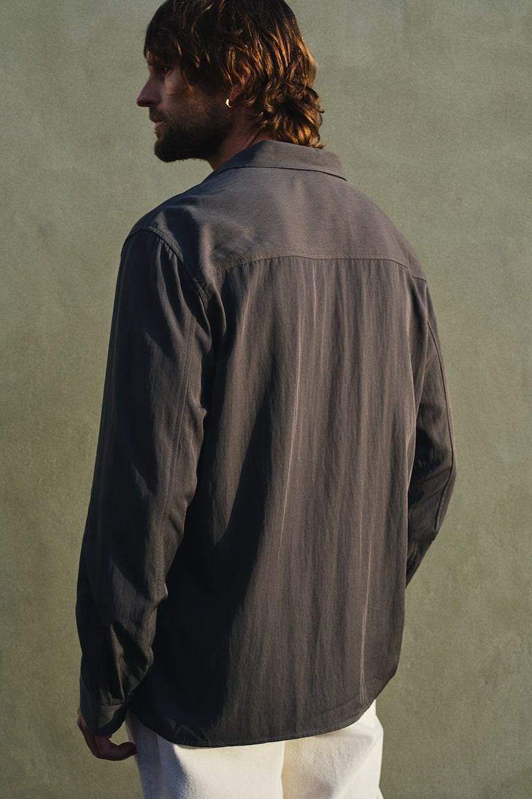 H&M Satinhemd in Loose Fit Heißer Verkauf