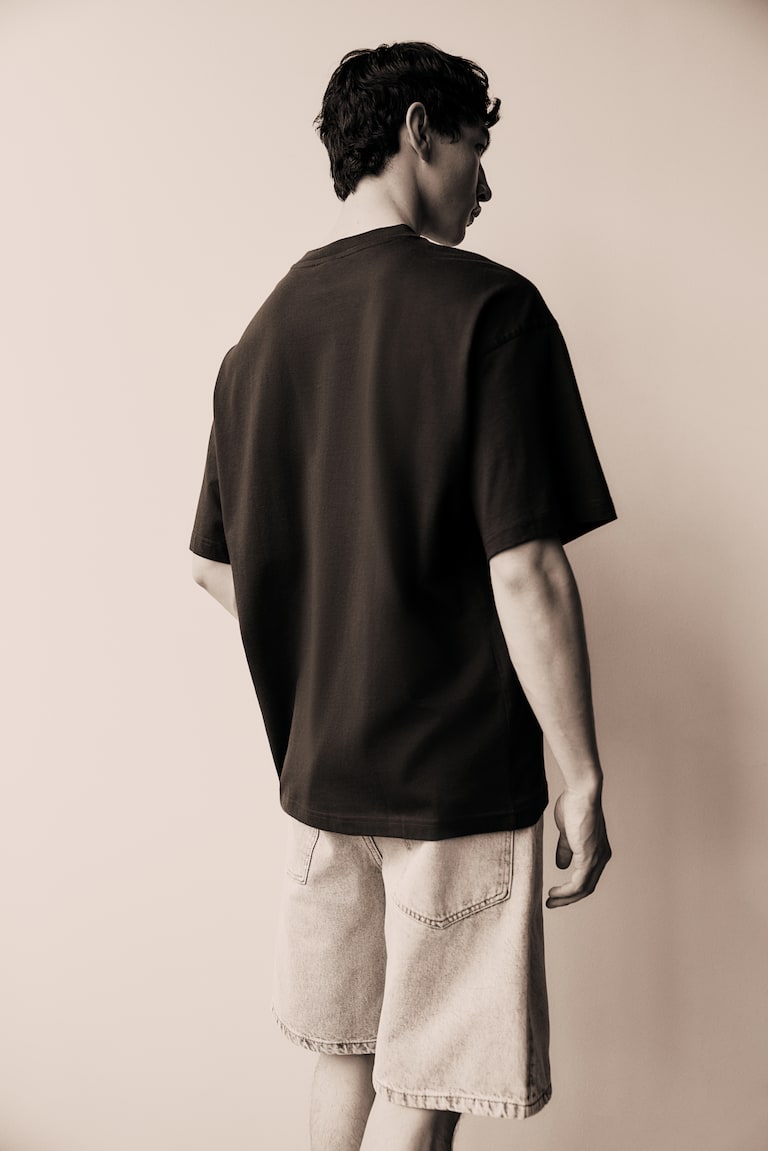H&M T-Shirt in Oversized Fit Sonderangebote