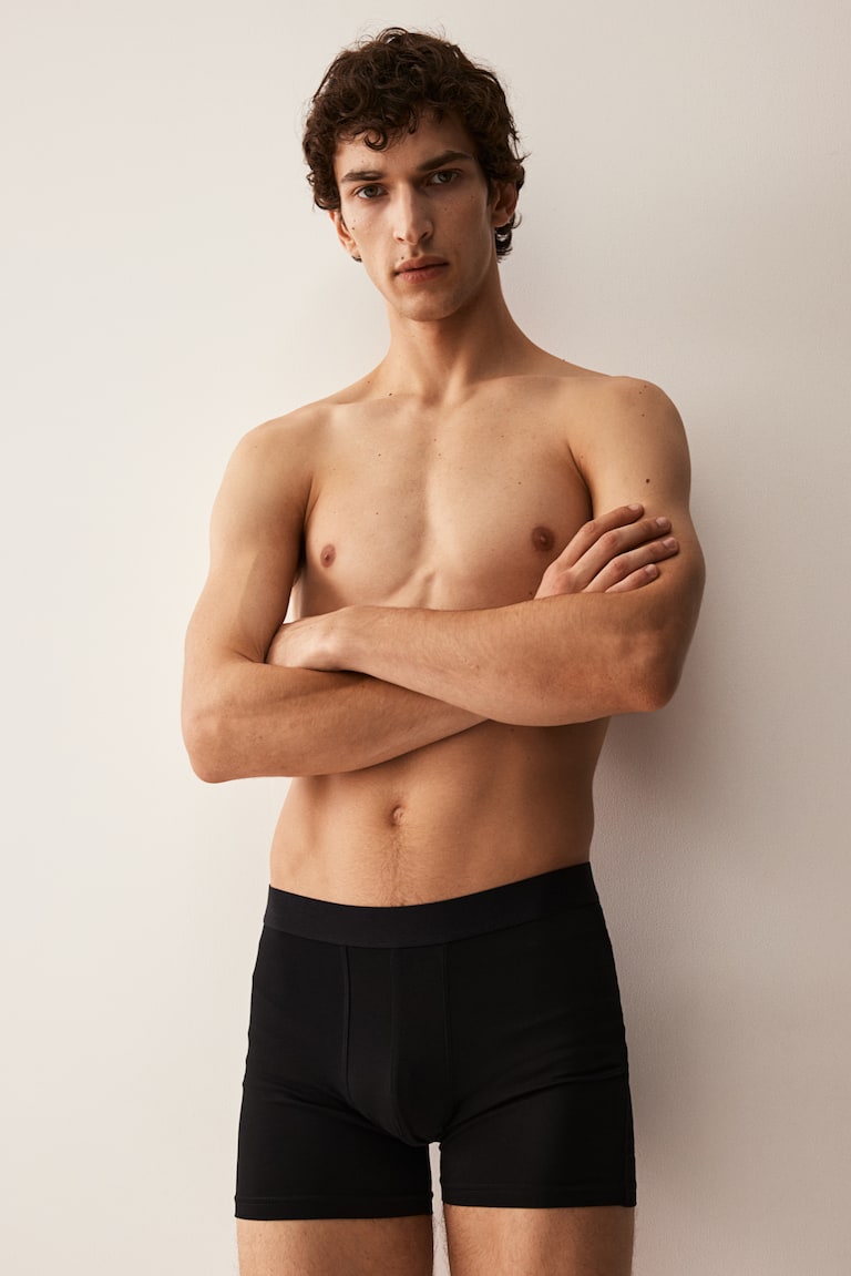 H&M 10er-Pack Halblange Trunks mit Lycra® 50% Rabatt für begrenzte Zeit