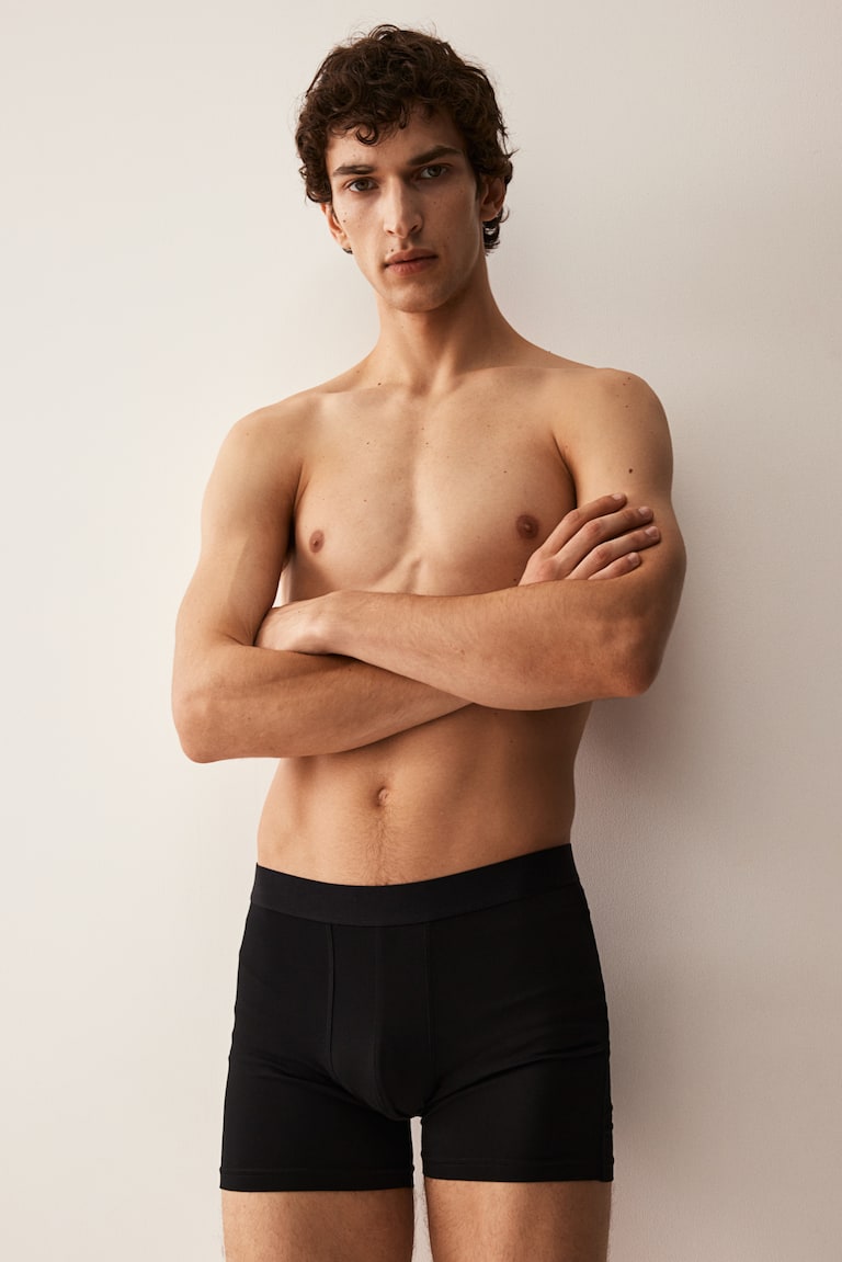 H&M 5er-Pack Halblange Trunks mit Lycra® Große Rabatte