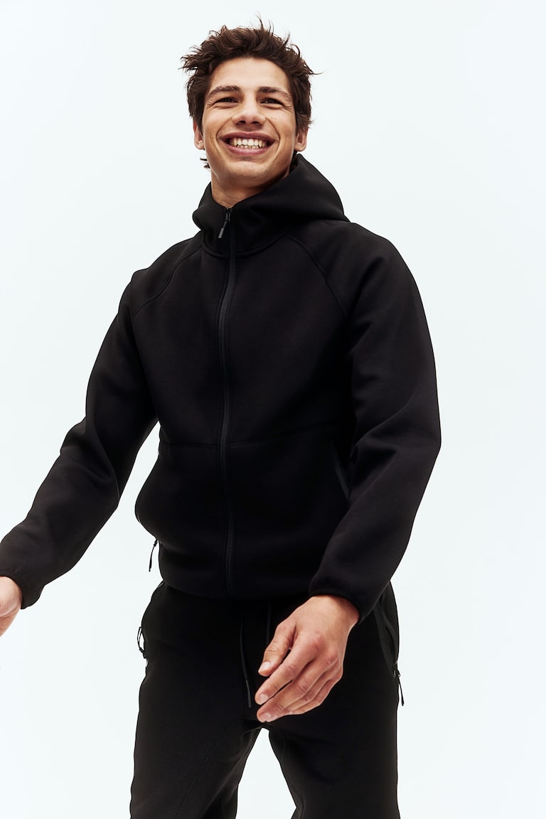 H&M Sport-Hoodiejacke mit DryMove™ Bis zu 65% Rabatt