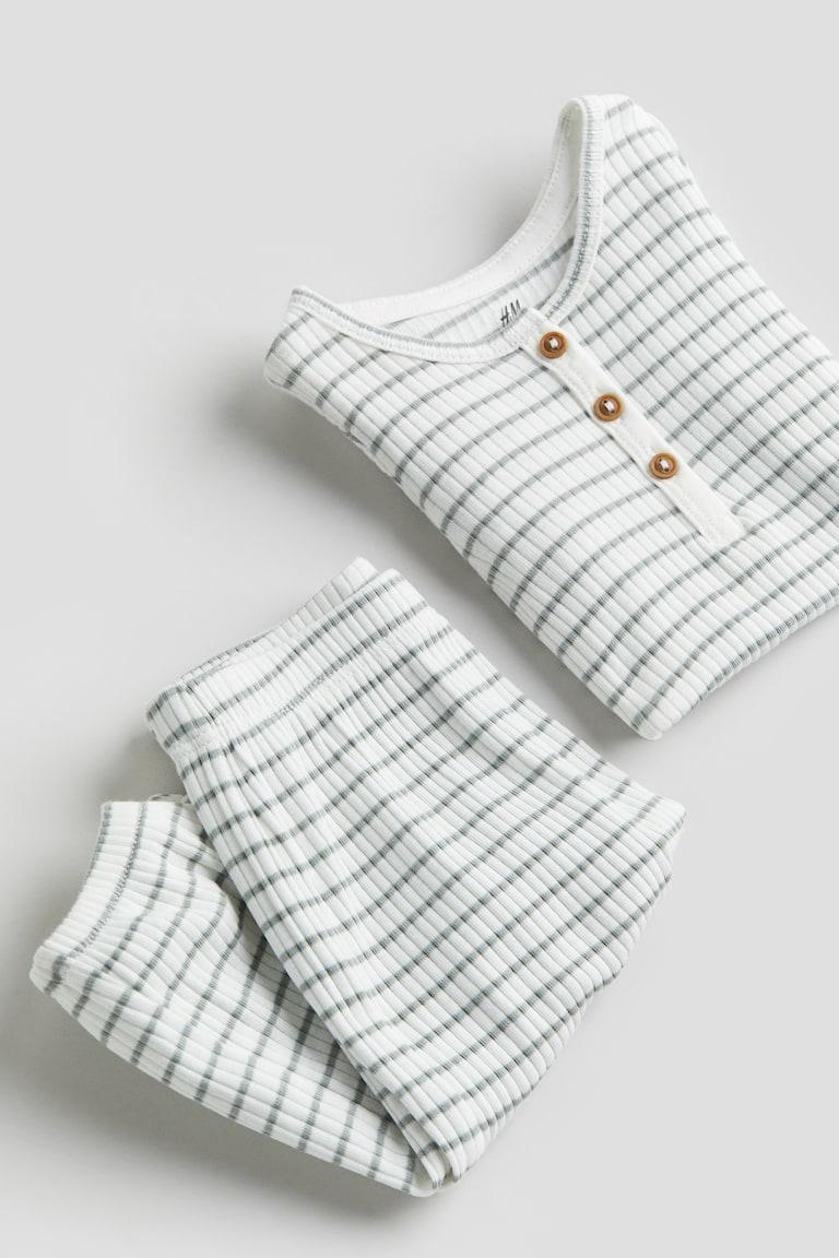 H&M 2-teiliges Set aus Baumwolljersey Schlussverkauf