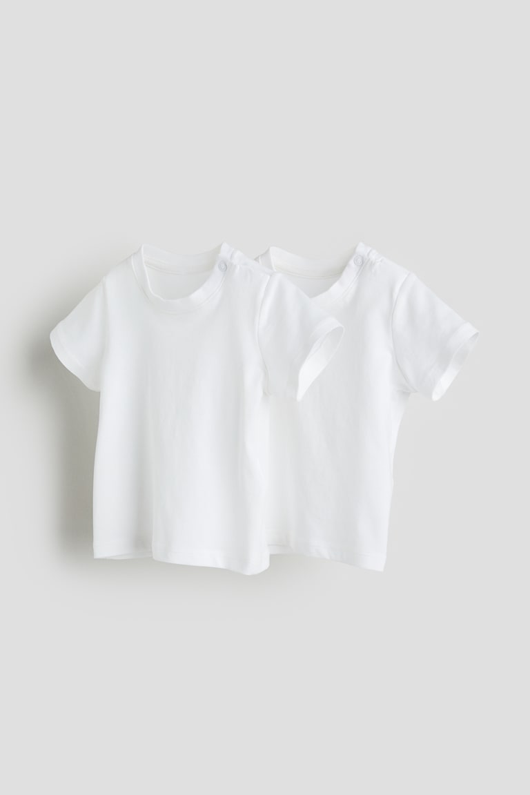 H&M 2er-Pack Baumwoll-T-Shirts Günstig kaufen