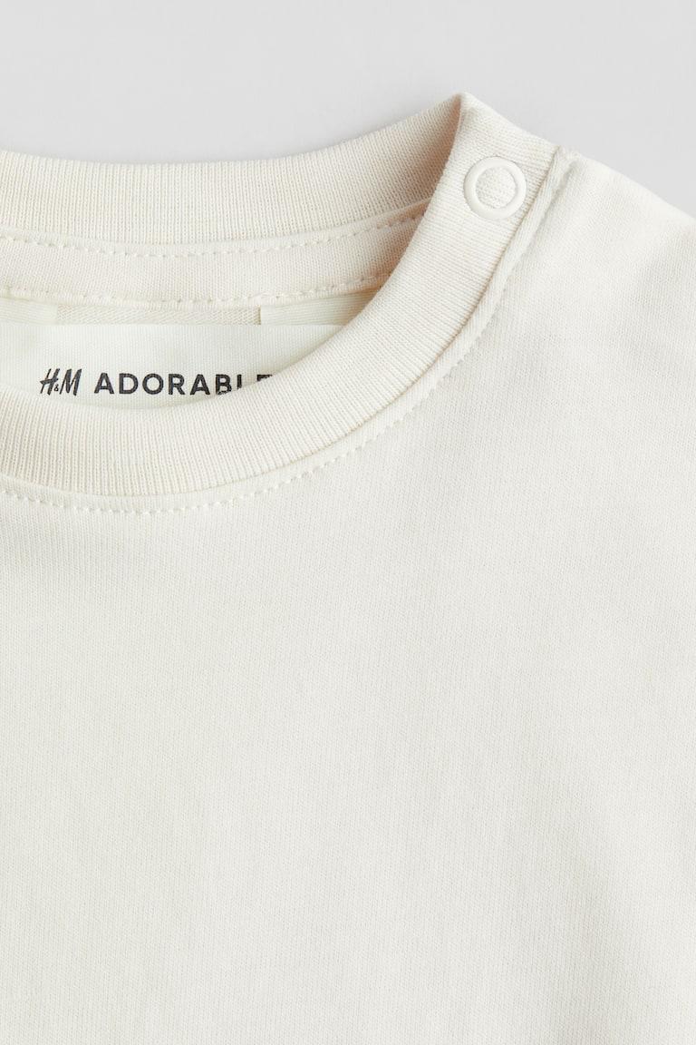 H&M T-Shirt aus Pima-Baumwolle in Loose Fit Neueste Mode