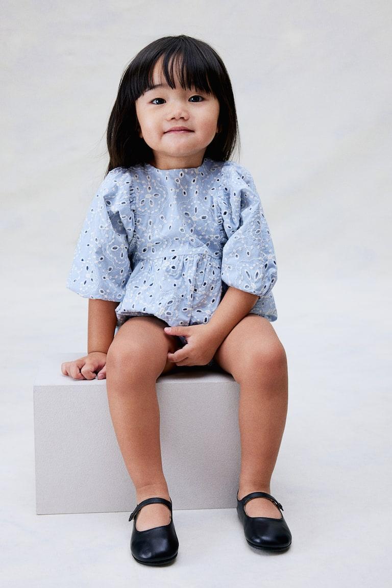 H&M Strampler mit Broderie Anglaise Blitzangebot