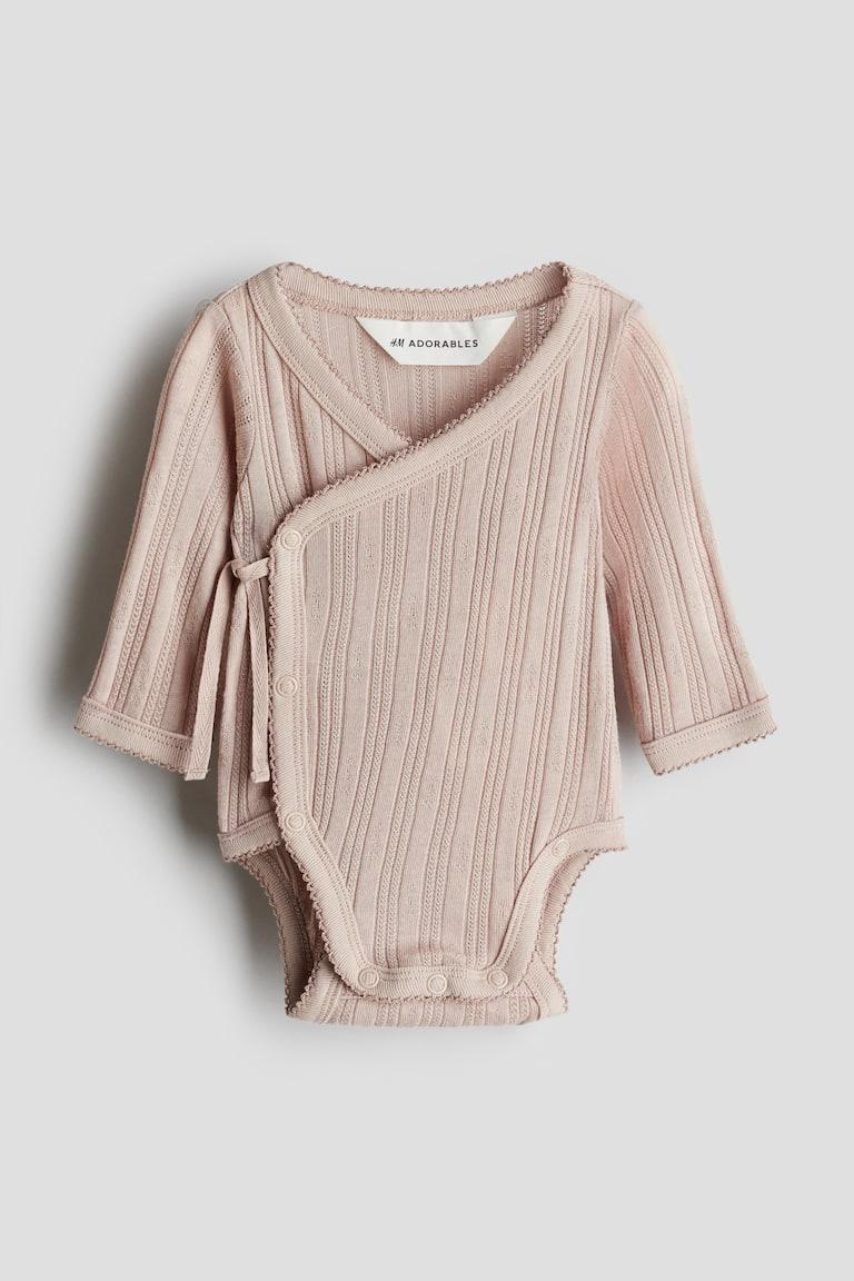 H&M Jerseybody mit Pointellemuster Riesige Ersparnisse