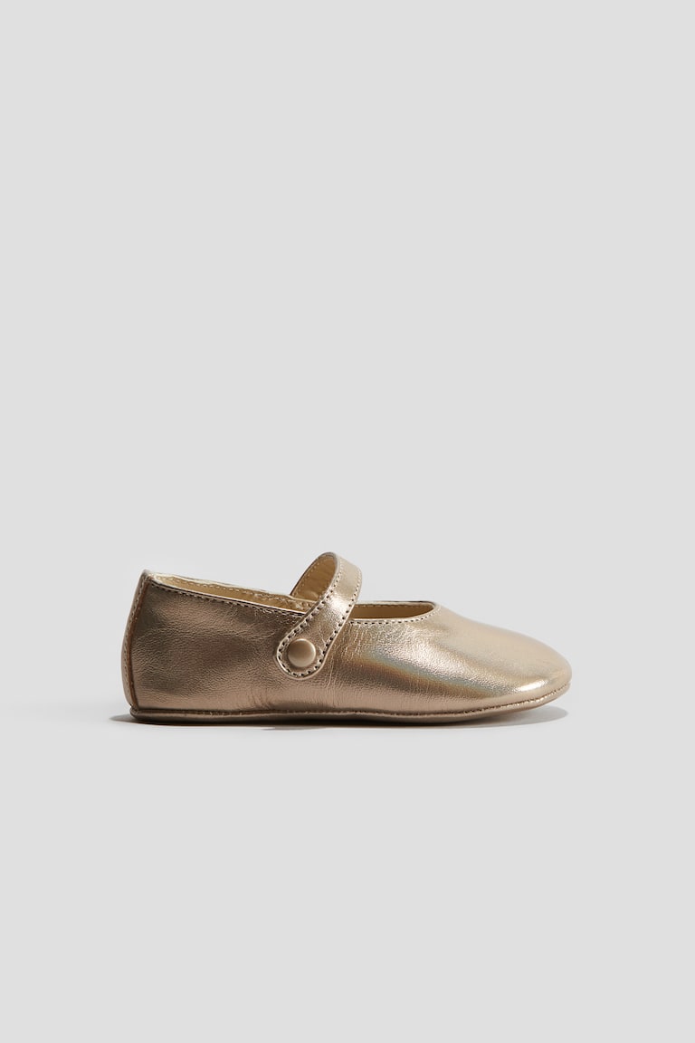H&M Ballerinas aus Leder mit weicher Sohle Bis zu 65% Rabatt
