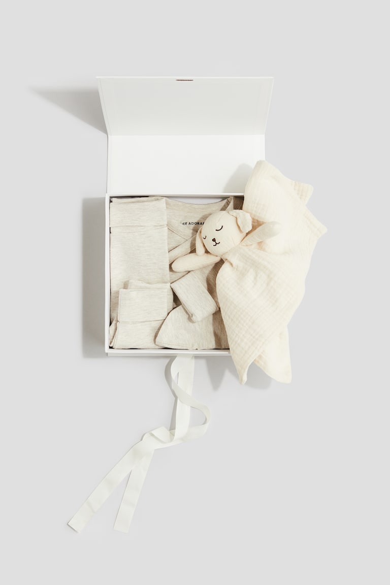 H&M Geschenkbox mit vier Teilen aus Baumwolle Nur für heute