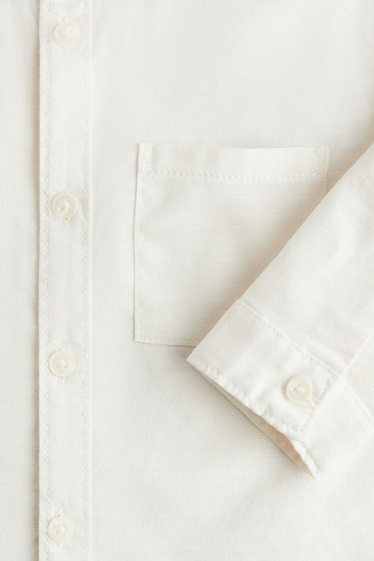 H&M Grandad-Hemd aus Baumwolle Fabrik Onlineshop