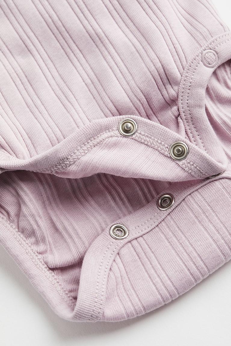 H&M 3er-Pack Gerippte Wickelbodys Nur für heute
