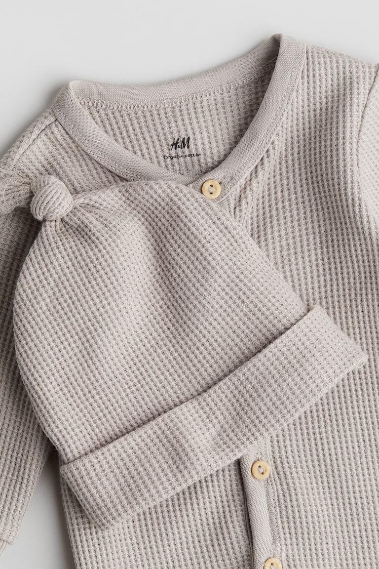 H&M Zweiteiler aus Baumwolle mit Waffelstruktur Clearance-Verkauf