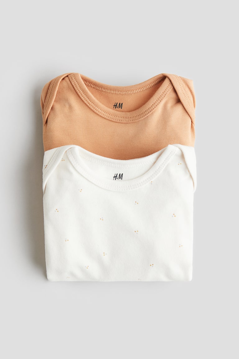 H&M 2er-Pack Superweiche Wickelbodys aus Baumwolle Rabatte dieses Monats