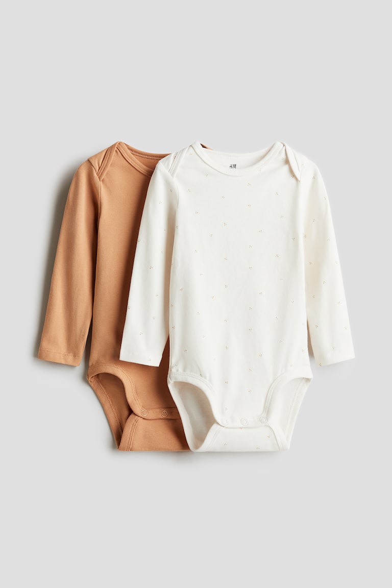 H&M 2er-Pack Superweiche Wickelbodys aus Baumwolle 2025