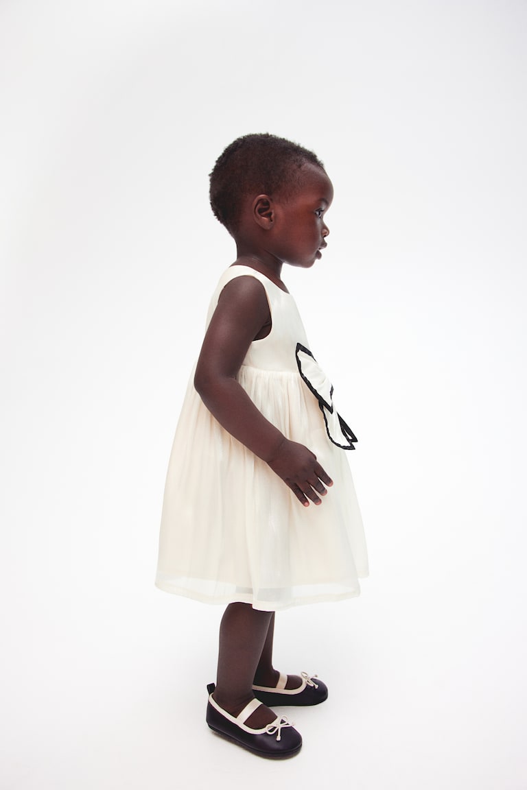 H&M Organza-Kleid mit Schleifendetail Fabrikverkauf