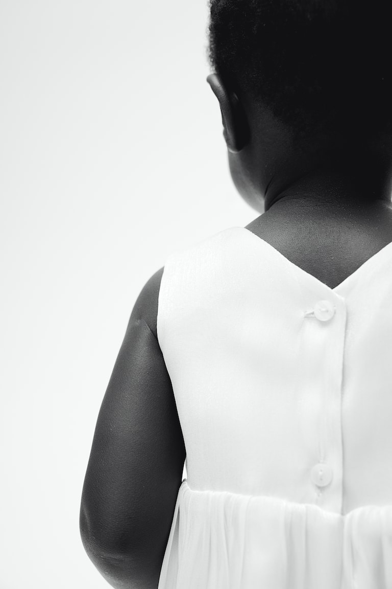 H&M Organza-Kleid mit Schleifendetail Fabrikverkauf