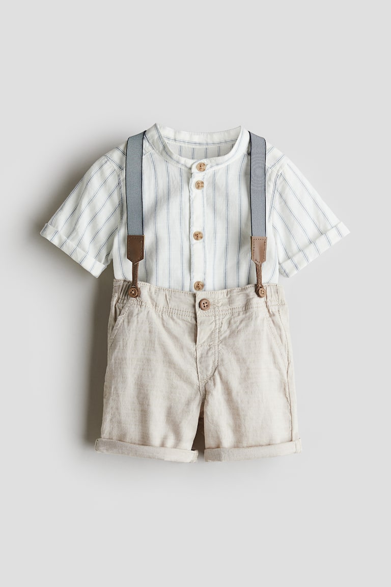 H&M 2-teiliges Set mit Hosenträgern Fabrik Onlineshop