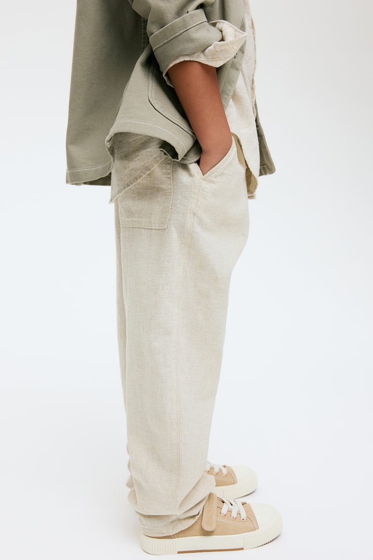 H&M Hose aus Leinenmix Neuheiten
