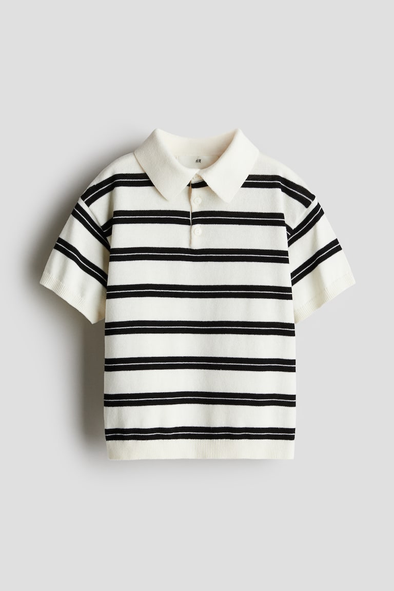 H&M Poloshirt aus Baumwollstrick Letzter Tag