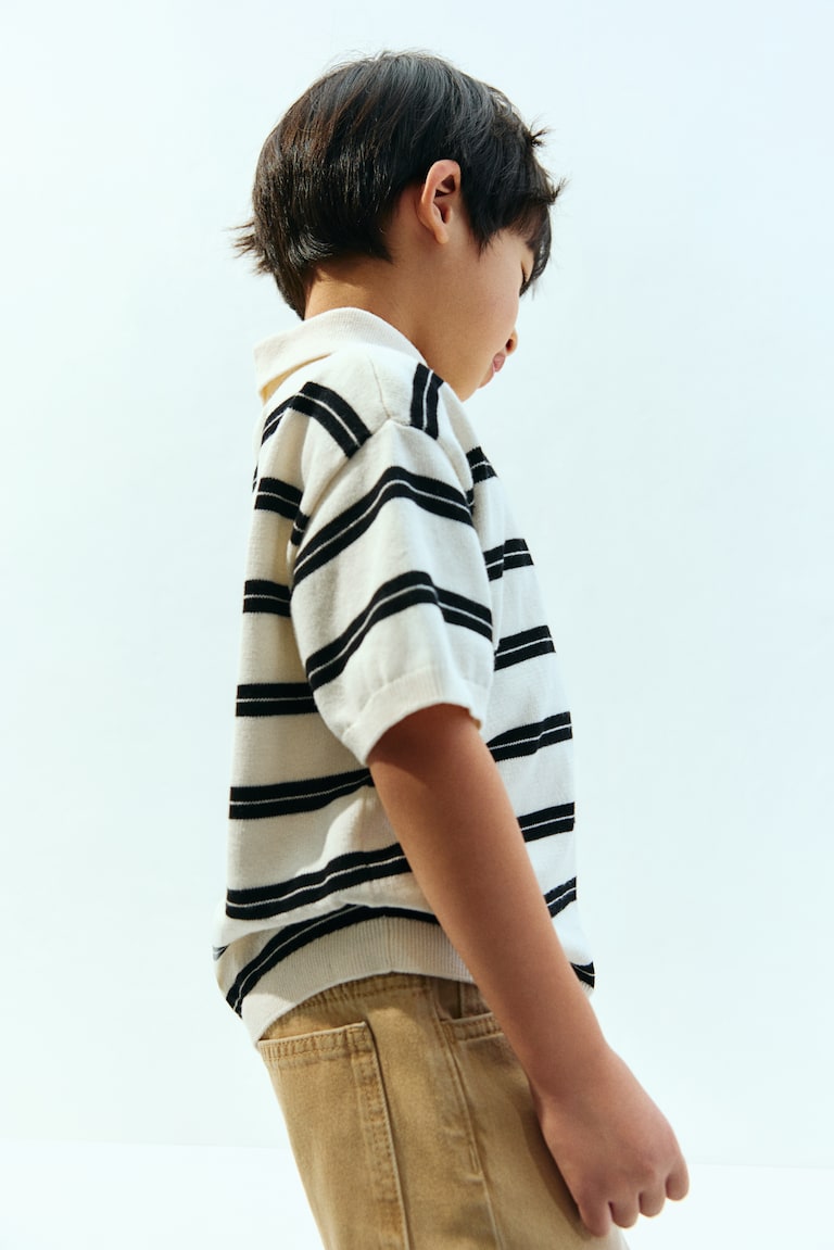 H&M Poloshirt aus Baumwollstrick Zeitbegrenzte Promotion