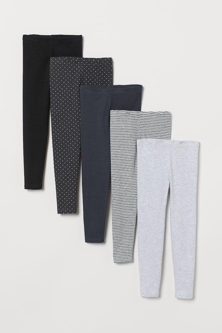 H&M 5er-Pack Jerseyleggings Günstiger Verkauf