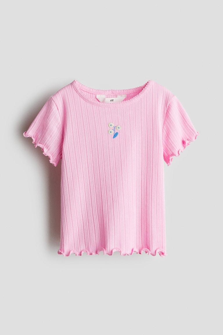 H&M Pointelleshirt Online Outlet