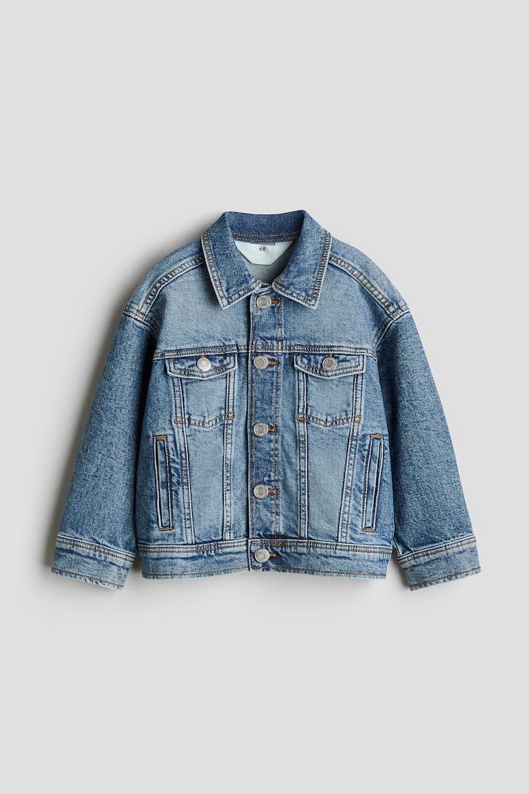 H&M Denimjacke in Loose Fit 50% Rabatt mit kostenlosem Versand
