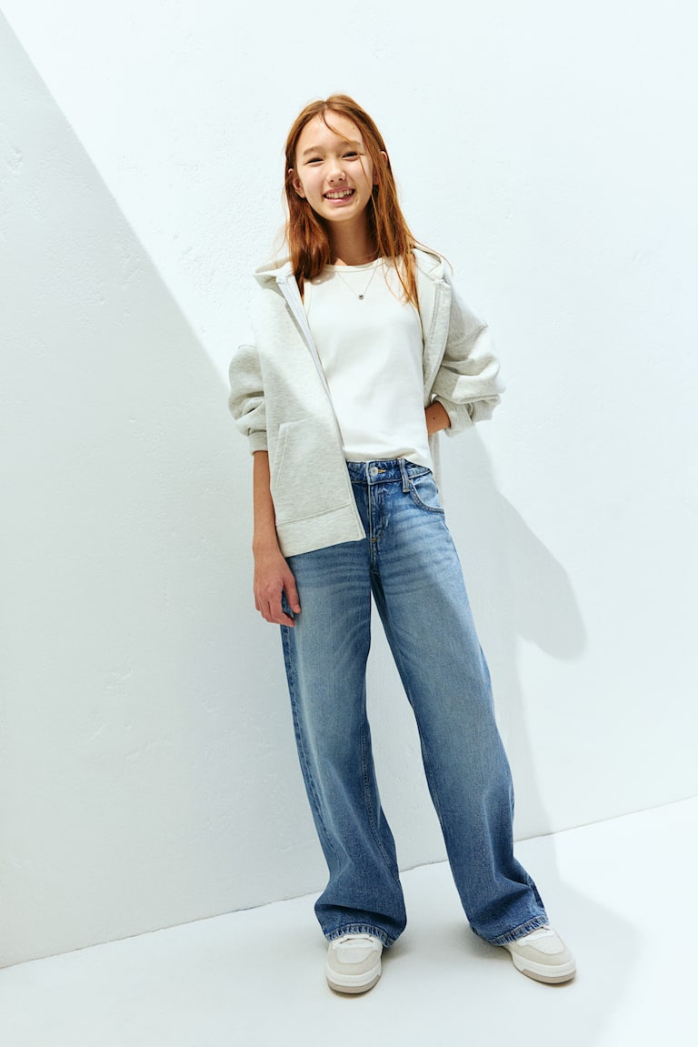 H&M Wide Leg Low Jeans Weihnachtsangebot
