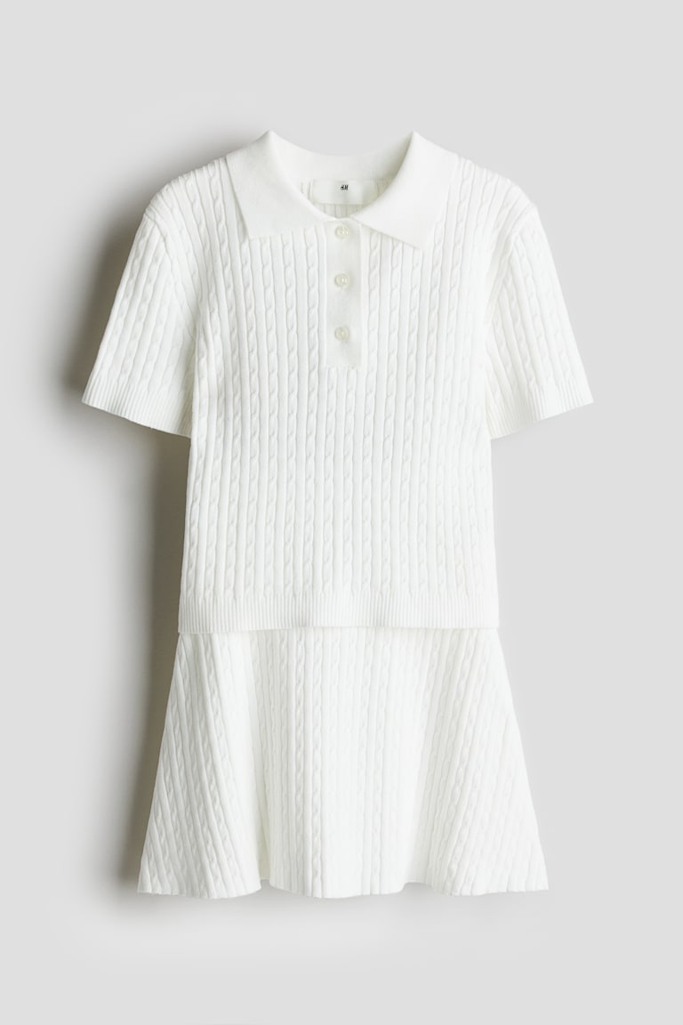 H&M 2-teiliges Set mit Zopfmuster Zeitlich begrenztes Angebot