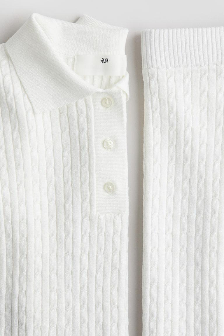 H&M 2-teiliges Set mit Zopfmuster Zeitlich begrenztes Angebot