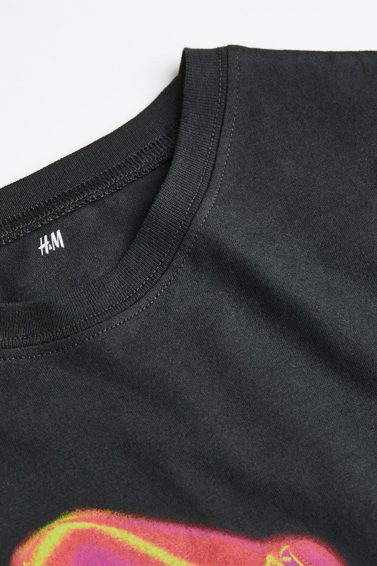 H&M Baumwoll-T-Shirt mit Print Wochenangebot