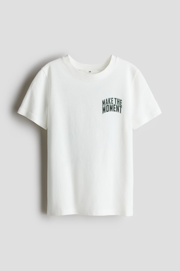 H&M T-Shirt mit Print Sonderangebot der Fabrik