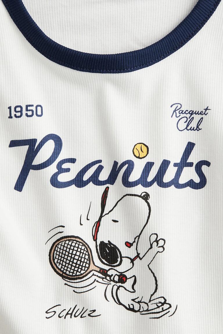 H&M Jerseyshirt mit Print Im Verkauf