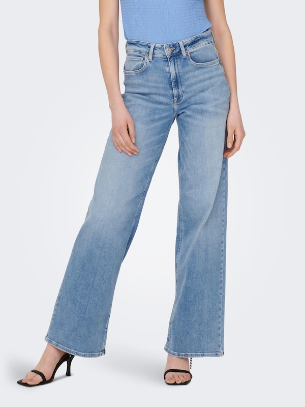 ONLY ONLY Wide Leg Jeans 'Madison' in Blue Denim Neueste Stile