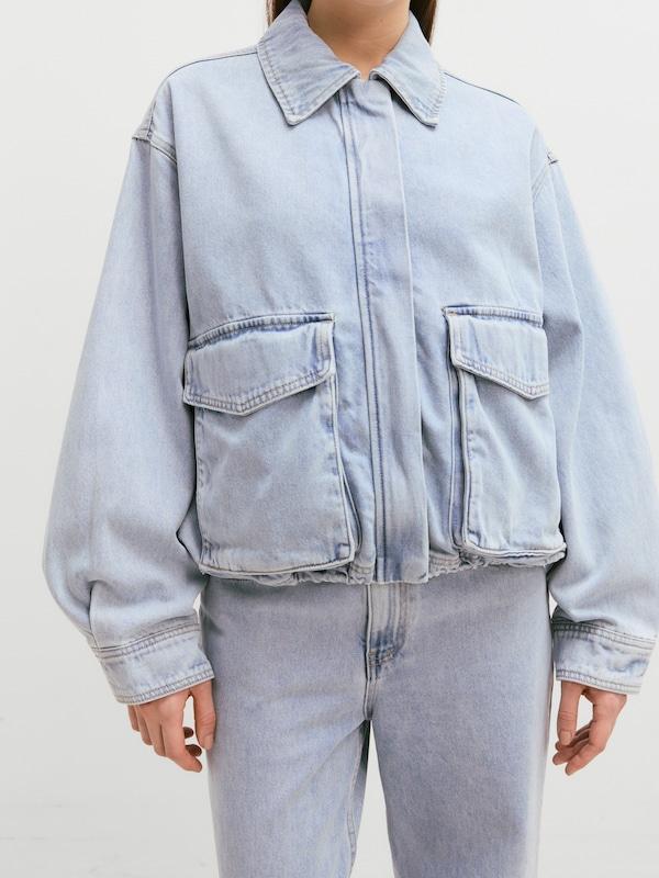 EDITED EDITED Jacke 'Thomai' (OCS) in Blue Denim Letzter Tag