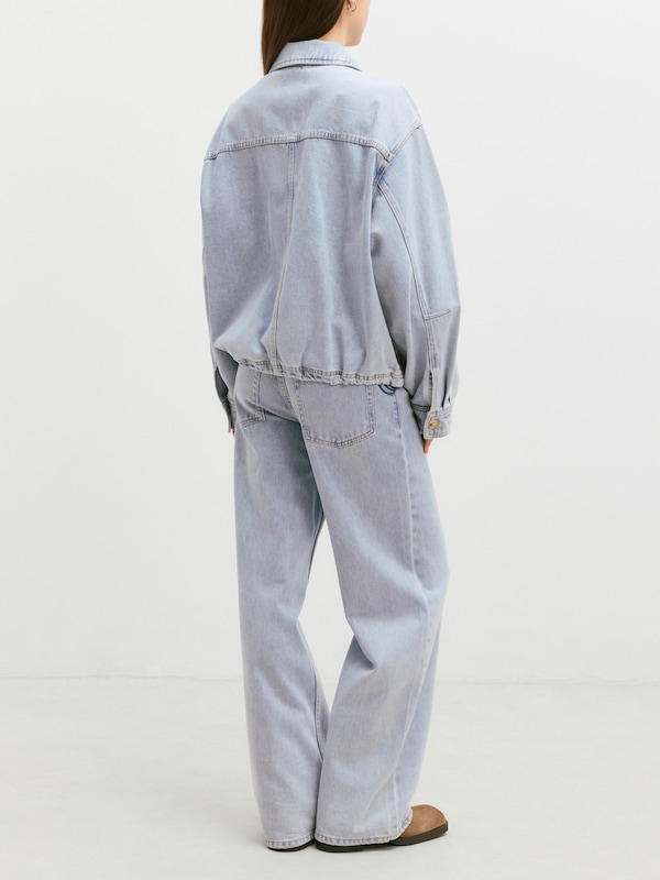 EDITED EDITED Jacke 'Thomai' (OCS) in Blue Denim Letzter Tag