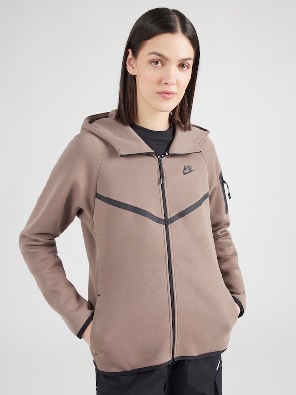 Nike Sportswear Nike Sportswear Sweatjacke 'TECH FLEECE 2' in Mokka Zeitbegrenzte Promotion