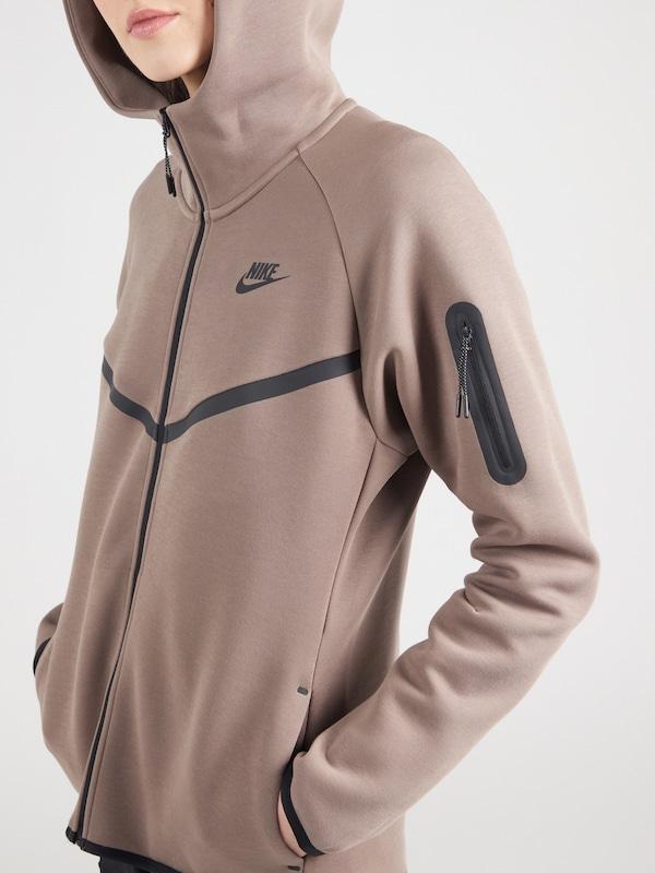 Nike Sportswear Nike Sportswear Sweatjacke 'TECH FLEECE 2' in Mokka Zeitbegrenzte Promotion